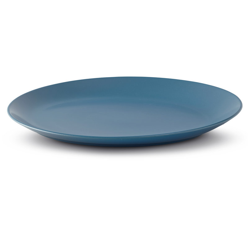 Nambe Orbit Platter, Aurora Blue