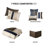 King 7 Piece Bedding - Navy With & Pillows Throw
