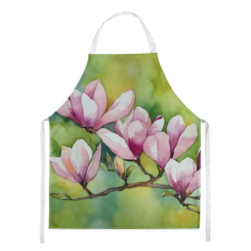 Iris du Tennessee en tablier aquarelle, Magnolia mauve du Mississippi