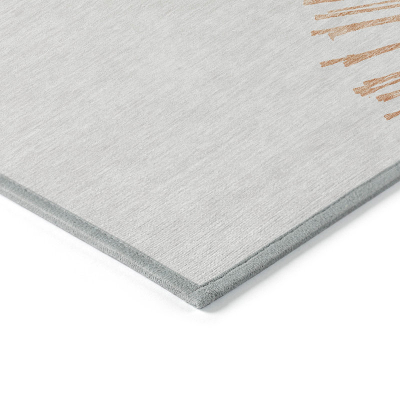 Abstract Indoor / Outdoor Rug, Round 8'
