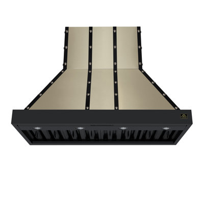 Ambassador 48" Range Hood in Black