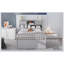 Captain Platform Bed Frame With Storage Bookcases And Shelves,Four Drawers-1896811455