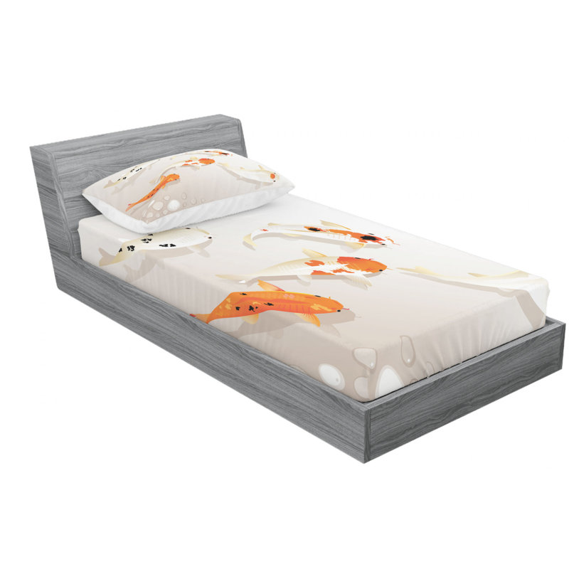 Microfiber Sheet Set, Twin Sheet Set with Fitted Sheet