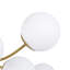 Plafonnier semi-encastré 10 lumières Mid-Century