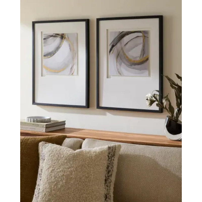 Pavithra Wall Art, Black