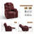 Antaysia Small Power Lift Recliner Chair Sofa with Massage and Heat for Petite Elderly, Fabric-1333243195