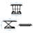 Adjustable Metal Base Standing Desk Converter