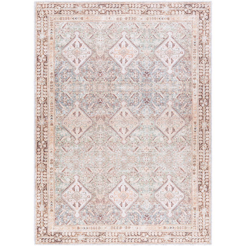 Isaic Washable Oriental Indoor Rug, Runner 2'2" x 11"