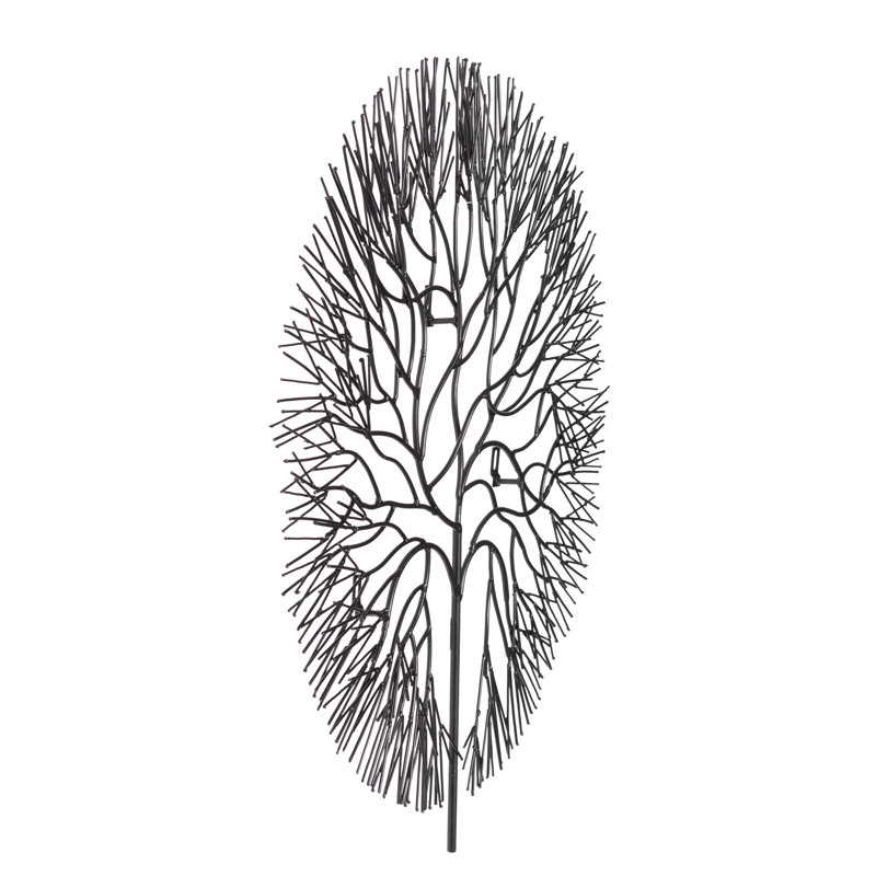 Wire Tree Wall Décor, 30" H x 28" W x 1" D