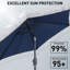 Parasol à pampilles 7,5 pi avec support 7,5 pi-2072389011
