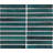 Daltile Miramo 1" x 6" Ceramic Straight Joint Wall Mosaic (10 PCS Per Carton) (8.30 SQFT Per Carton)-109029252