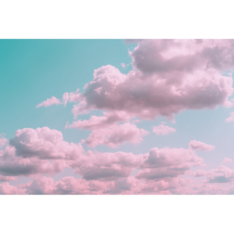 Beautiful Turquoise Sky by Katya_Havok - Wrapped Canvas Print, 30cm H x 46cm W 