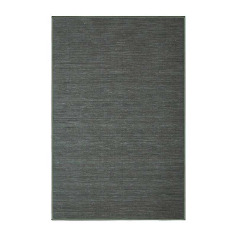 Tapis gris en polyester tissé à la machine Hissom, Tapis de couloir 2 pi x 5 pi