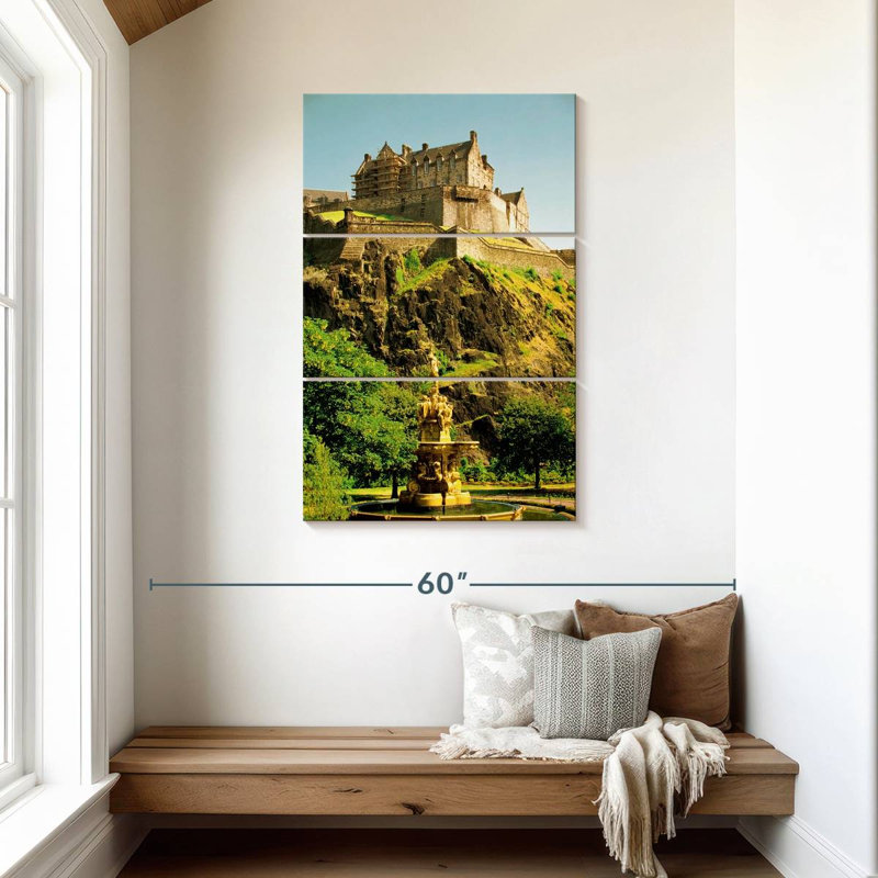 Nicci Cliffside Edinburgh Castle, 45" H x 28" W
