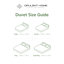 Opulent Home Premium Anti-Allergy Duvet Quilt 7.5 TOG - Lightweight Stripe Summer Comforter - Available Single /Double/King/Super King-991546790