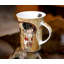 Grande tasse en porcelaine Korar Adarna Gustav Klimt "The Kiss" dans une boîte cadeau