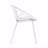 Set Of 2 Outdoor Patio Dining Chair, Stackable With Breathable Design, Modern Simple Art Style, Metal Legs And Plastic Backrest-944402668