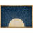 Blue Sun Rays Simple Minimal Artwork Framed Bedroom Wall Decorations Canvas Print-108345514-108345517