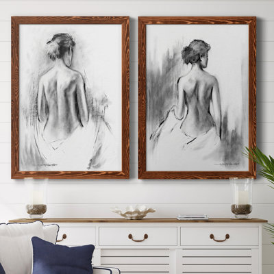 «Soft Silhouette III», ensemble de 2 reproductions d'art