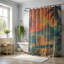 Rideau de douche standard 1 pièce Old-World Island Sunset-1151192360