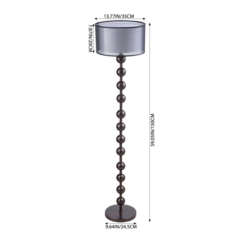 150 H cm Matte Traditional Floor Lamp