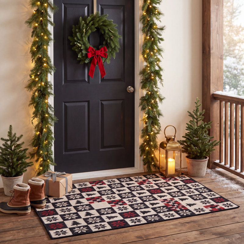 Tapis de Noël Warehouse, Tapis de couloir 3 pi 3 po x 19 pi 8 po