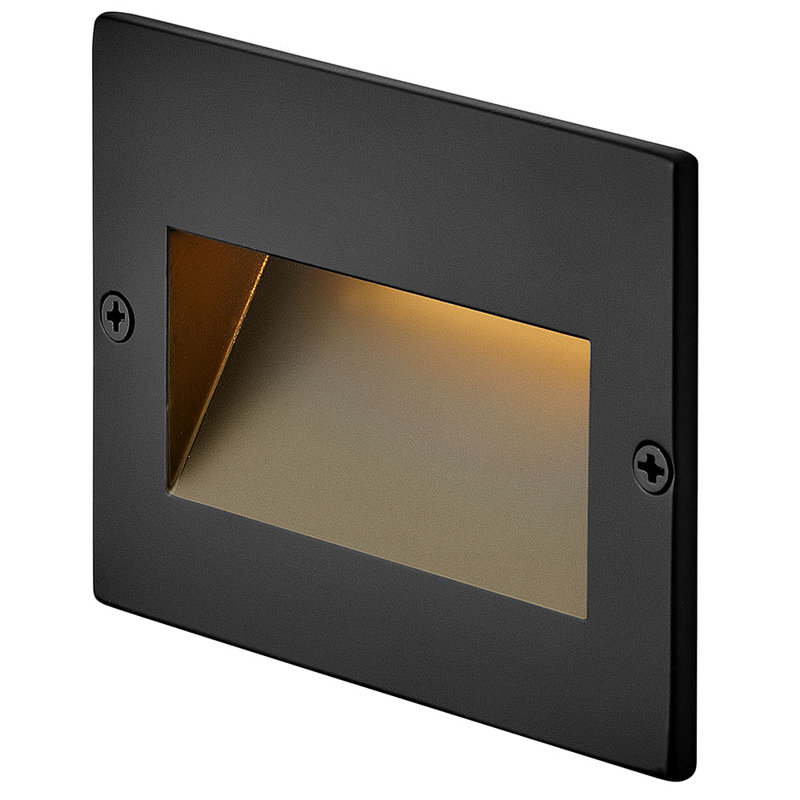 Taper Low Voltage Integrated LED Deck Light, Bronze, 3.25" H x 4.5" W x 1" D