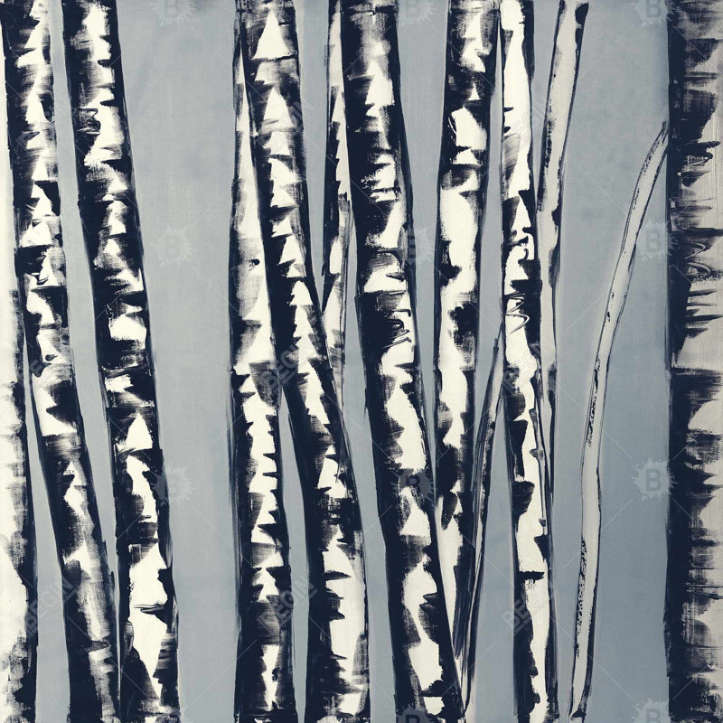 " Abstract Birch Forest "