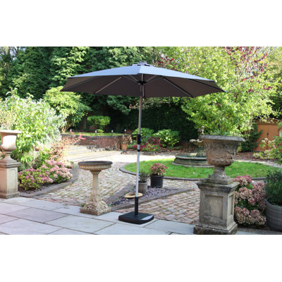 Sahara Crank and Tilt Parasol Brushed Aluminium Pole This parasol is made using Polyester Fabric which has a Weather-Proof Coating & UPF Sun Protection Level 50