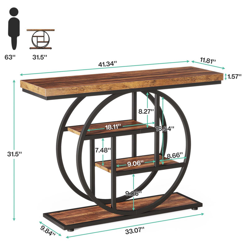 Annam 105cm Console Table