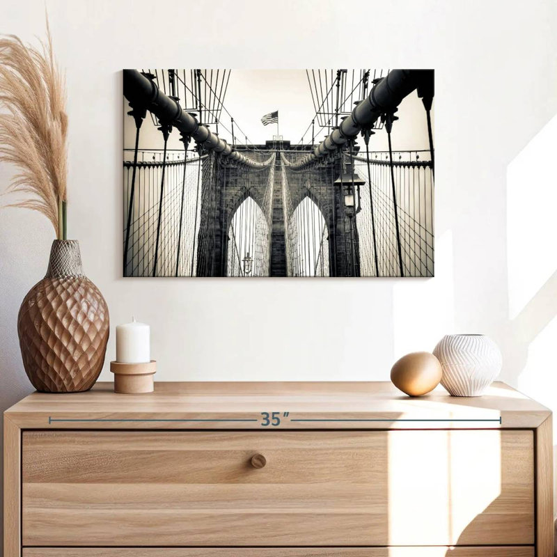 Lilie Brooklyn Bridge Arches, H 16 po x l 24 po
