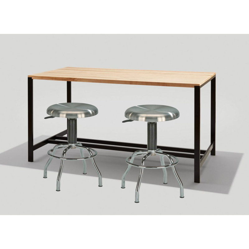 Modern Bar Stool Adjustable Stainless Steel Stool For Versatile Use In Home And Commercial Settings