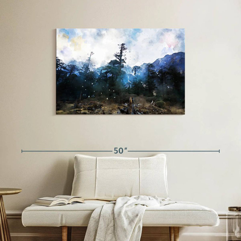 Avery Forest Abstract, 26" H x 39" W