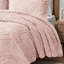 Édredon en fausse fourrure Blush Ultra - médaillon brodé double / grand soir