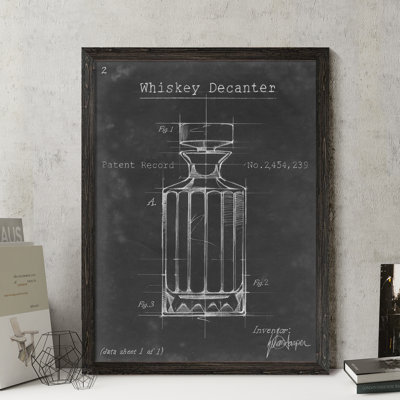 «Barware Blueprint VII» par Paul Cezanne - reproduction d'art encadrée