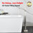 SUMERAIN Contemporary Brushed Nickel Floor Mounted Tub Faucet, Single Handle Freestanding Bathtub Faucet with Handheld Shower, Ceramic Disc Valve-120803724