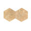 Hexagon Polished Marble Tile,1 box 12 pcs