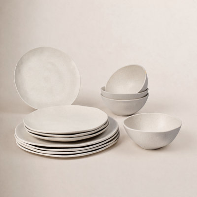 Marnie Wheat Straw Dinnerware Set