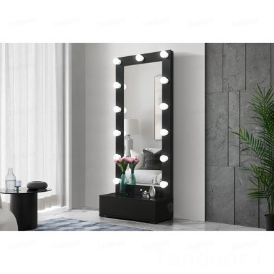 MIROIR AVEC HAUT-PARLEUR ET TIROIR