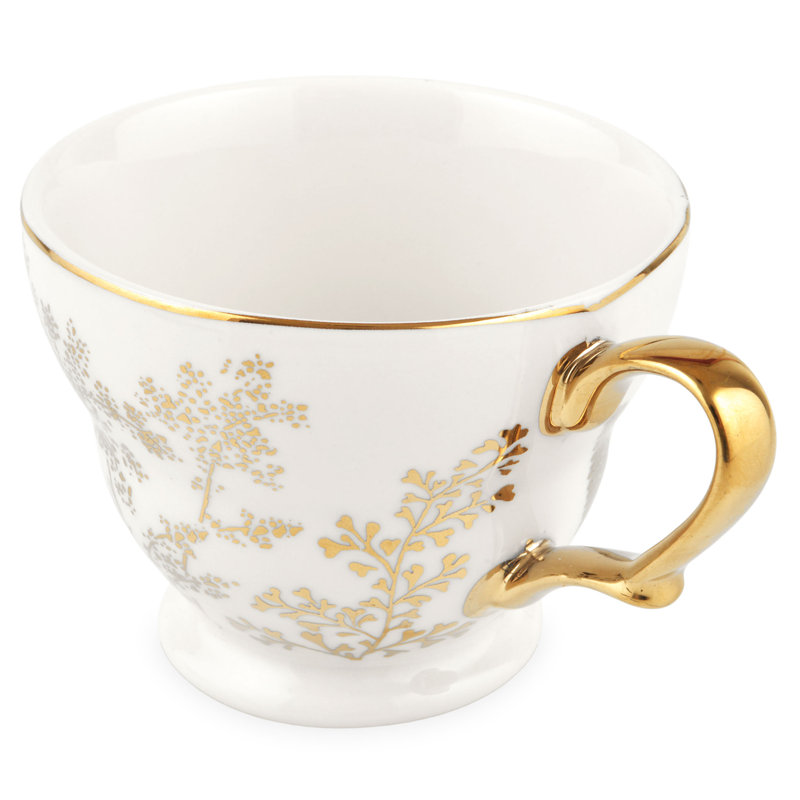 Ingersoll Porcelain Teacup and Saucer