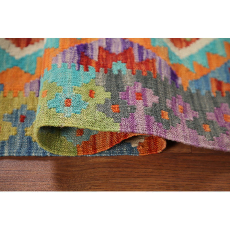 South Western Kilim Oriental Accent Rug 3x4