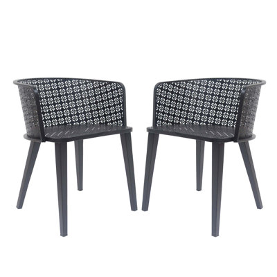 Milan Outdoor Dining Chair(Set Of 2)
