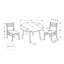 Dining Table Set, 3Pcs Set, Small, 35" Drop Leaf-1241191888-1241191889-1241191853