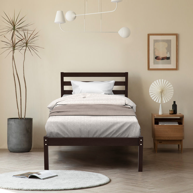 Adarien Solid Wood Slat Bed