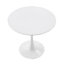 Wyano Oak Round Steel Top Dining Table-668097612