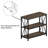 Lavish Home 3-Tier Bookshelf, Brown Woodgrain