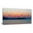 Sky Sea and Beach Abstract Vector View Graphic Art on Wrapped Canvas-18269089