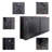 60 Inch Electric Fireplace, Wall Mounted Or Built-In, Multi Color Flame & , 1400W Heat, Clear Digital Display Remote, Changing Function