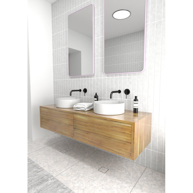 Trinity Metal Mirror, Pink