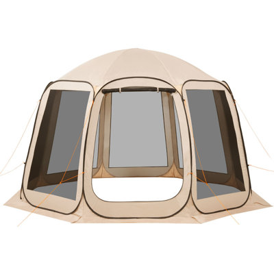 Tente 12 po x 11 pi avec moustiquaire 12 po x 11 pi avec auvent portatif et moustiquaire pour filet de jardin et de jardin